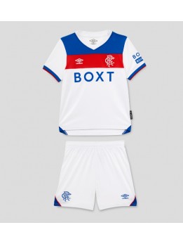 Billige Rangers Bortedraktsett Barn 2025-26 Kortermet (+ Korte bukser)